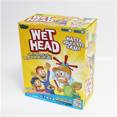 Детская игра "Мокрая голова" (водная рулетка)