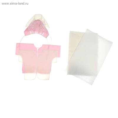 Комплект для новорожденного летний, 8 предметов, цвет розовый