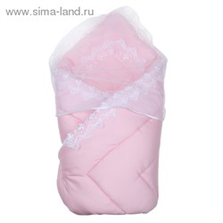 Конверт-одеяло на выписку (103х103), цвет розовый
