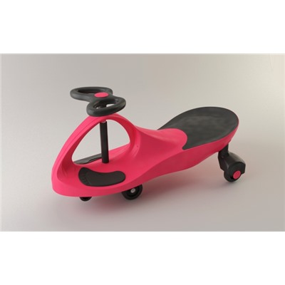 Детская самоходная машинка PlasmaCar (Плазмакар) оригинал, цвет ярко розовый, полиуретановые колеса