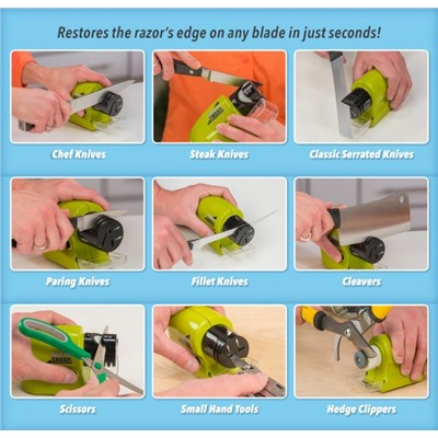 Точилка для ножей, инструментов и ножниц электрическая Swifty Sharp