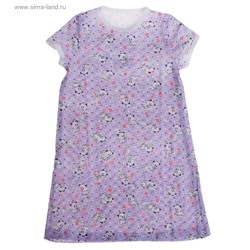 Сорочка для девочки 1084-56, с коротким рукавом, рост 92, цвета МИКС