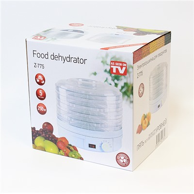 Сушилка для овощей и фруктов Food Dehydrator Z-775